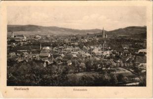 1917 Medgyes, Mediasch, Medias; Totalansicht / látkép. Franz Wendler kiadása / general view (EK)