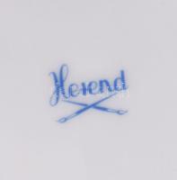 Herendi hecsedli mintás tál. 2. oszt., jelzett, hibátlan, d: 18,5