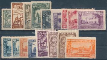 Spanyolország 1930 Ibero-amerikai kiállítás sor Mi 537-553 (Mi EUR 280.-)