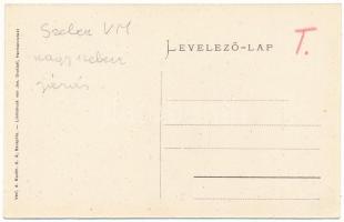 Felek, Freck, Avrig; Schlosspark / Brukenthal kastély parkja. G. A. Seraphin kiadása, Jos. Drotleff ...