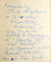 Fodor András: Pünkösdi hírnök. Válogatott versek 1944-1987. A szerző, Fodor András (1929-1997) Kossuth-díjas költő, esszéíró, könyvtáros által dedikált példány. Bp., 1989, Magvető, 731+[5] p. Kiadói egészvászon-kötés.