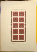 Német tétel, benne néhány száz küldemény, kevés ív és ívdarab, néhány bélyeg, több száz forgalmi bün...