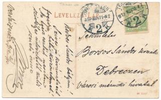 1910 Újszentes, Vadászerdő, Dumbravita, Santesti (Temesvár, Timisoara); Állami elemi iskola, Községh...