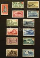 Svájc Pro Patria gyűjtemény a kezdetektől a hatvanas évekig 8 lapos gyűrűs mappában