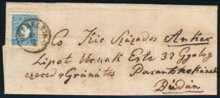 1859 15kr I. levélen "DEBRECZIN" - Buda