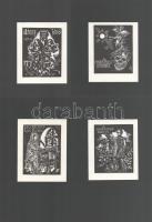 Szoboszlai Mata János: Husz fametszetű könyvjegy a magyar parnasszusról. Bp., 1982, Petőfi Irodalmi ...