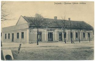 Perjámos, Periam; Brummer Kálmán üzlete és saját kiadása / publisher's shop (r)