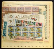 Kis vegyes külföldi tétel, teljes ívek és ívdarabok