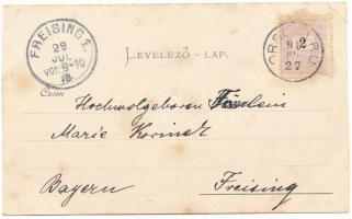 1898 Orsova, Kazán részlet, Herkulesfürdő, Szörényvári görög templom. G. Hutterer kiadása / Kazaan g...