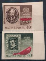 1949 Magyar Tanácsköztársaság (II.) ívszéli vágott sor (10.000)