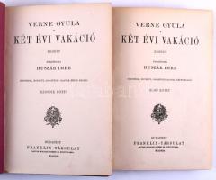 Verne Gyula: Két évi vakáció I-II. köt. Ford.: Huszár Imre. Bp., é.n., Franklin, 215; 216 p. Negyedik, egyedül jogosított magyar képes kiadás. Egészoldalas fekete-fehér illusztrációkkal. Kiadói illusztrált, festett, aranyozott egészvászon sorozatkötésben, kis kopással