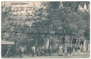 1912 Temesság, Saágh, Dreispitz, Sag; Lung Mihály üzlete / shop of Lung (EK)