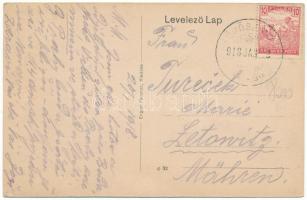 1918 Körösbánya, Kőrösbánya, Altenburg, Baia de Cris; részletek, villa. Engler Ferenc kiadása / mult...