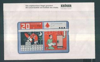 Hollandia 1994 Mikulás 20 egységes használatlan telefonkártya