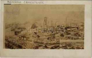 1907 Belcsény, Beocsin, Beocin; Redlich, Ohrenstein és Spitzer-féle cementgyár / cement factory. photo (fl)