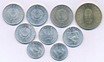 1965. 10f Al (2x) + 1965. 50f Al + 1965-1967. 1Ft Al (3xklf) + 1965. 2Ft Cu-Ni + 1966. 20f Al + 1993. 100Ft T:AU,XF