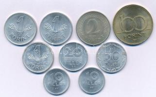 1965. 10f Al (2x) + 1965. 50f Al + 1965-1967. 1Ft Al (3xklf) + 1965. 2Ft Cu-Ni + 1966. 20f Al + 1993...