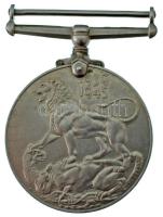 Nagy-Britannia 1945. "VI. György / 1939. 1945. - II. Világháborús emlékérem" kétoldalas fé...