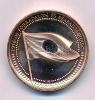 Szlávics László Ifj. (1959-) 2016. "1956-os forradalom és szabadságharc 60. évfordulójára" kétoldalas bronz emlékérem (36mm) T:AU (eredetileg PP)