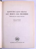 Vegyes Kossuth Lajossal kapcsolatos könyvtétel, 3 db:

Kossuth Lajos iratai 1837. május - 1840. de...
