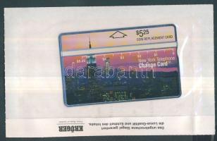 USA 1994 New York éjszaka 5,25$ használatlan telefonkártya