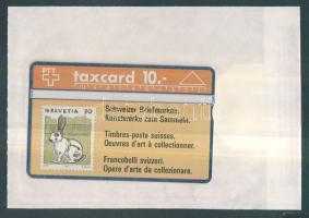 Svájc 1994 Házinyúl 10 egységes használatlan telefonkártya