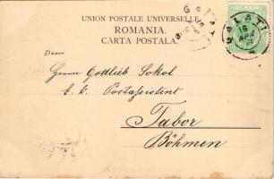 Braila, Strada Regala / street view, shops. Edit. Leon König. Phot. Marco Klein (EK)