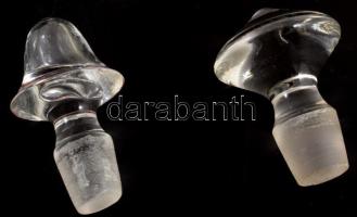 2 darab kocsmaüveg + 2 darab üvegdugó, m: 17 cm alatt