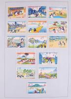 Több ezer vegyes magyar és külföldi gyufacímke, dobozban