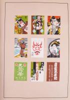 Több ezer vegyes magyar és külföldi gyufacímke, dobozban