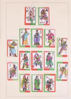 Több ezer vegyes magyar és külföldi gyufacímke, dobozban