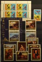 1964-1976 Magyar gyűjtemény sorokkal és blokkokkal, közte érdekességek, 35 berakólapon