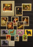 1964-1976 Magyar gyűjtemény sorokkal és blokkokkal, közte érdekességek, 35 berakólapon