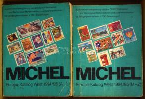 MICHEL Nyugat-Európa 1994/95 katalógus 2 kötetben