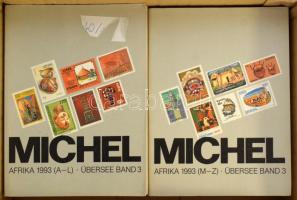 MICHEL Afrika 1993 katalógus 2 kötetben