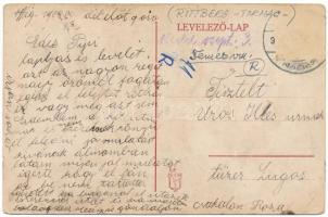 1912 Végvár, Tormac; Református templom, községház utcarésszel / Calvinist church, town hall, street...