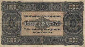 1925 1000K felülnyomva 8 fillér T:III