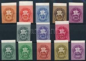 1946 Lovasfutár ívszéli vágott sor (30.000)