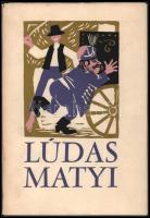 Fazekas Mihály: Lúdas Matyi. Egy eredeti magyar rege. Négy levonásban. Írta F(azekas) M(ihály). Színes nyomott metszetekkel Reich Károly illusztrálta. Bp., 1966, Magyar Helikon. Számozott (475./800) példány. Kiadói egészbőr-kötés, kiadói papír védőborítóban.