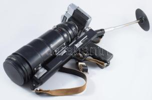 Zenit ES Photosniper, Tair 35 objektívvel, nyakpánttal.