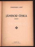 Tersánszky J. Jenő: Jámbor Óska. Bp., 1924, Pallas. Kiadói egészvászon kötés, jó állapotban