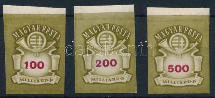 1946 Milliárd ívszéli vágott sor (12.000) (500 milliárd P ívszélen betapadás / gum disturbance on the margin)