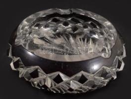 Ajka Kristály hamuzó, jelzés nélkül, pattogzással, d:12cm