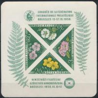 1958 FIP (I.) - Virág vágott blokk (18.000)