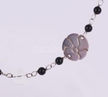 Furla olasz ezüst (Ag) szerelékes nyaklánc, jelzett, tartószütyővel, bruttó 12,7g