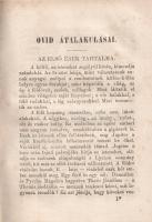 Ovidius, [Publius Naso]: 
Ovid Átalakulásai. Fordította Kovách Imre.
Pest, 1864. Kiadja Lampel Rób...