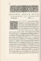 [Hájek, Tadeás] Hayek, Thaddaeus Hagecius ab: 
Dialexis de novae et prius incognitae stellae inusit...