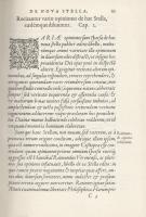 [Hájek, Tadeás] Hayek, Thaddaeus Hagecius ab: 
Dialexis de novae et prius incognitae stellae inusit...