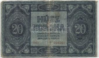 1919 20K I. kiadás T:IV