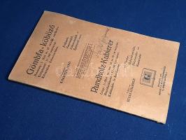 Krammer Jenő (szerk.):
Gömbfa-köböző erdészek, fatermelők, fakereskedők és építészek részére. [Magy...